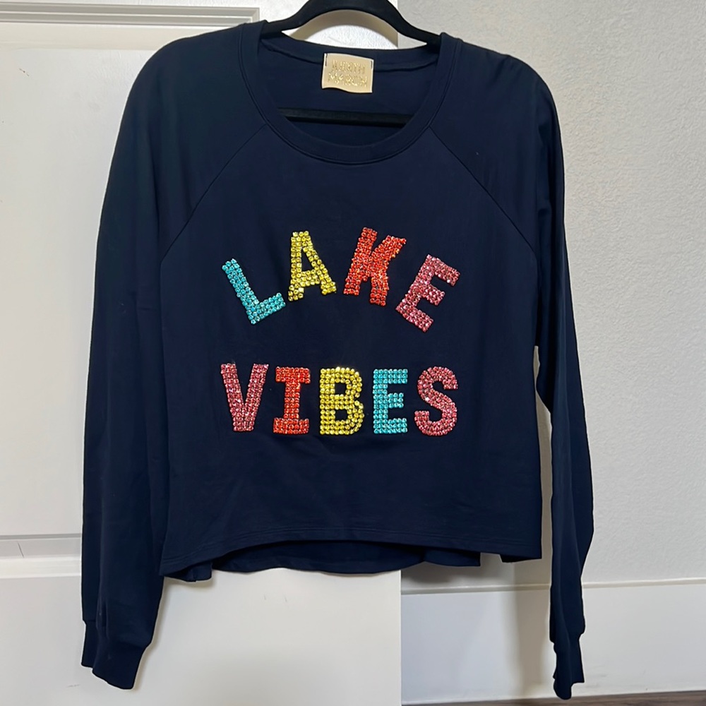 Judith March oversized crop style sweatshirt